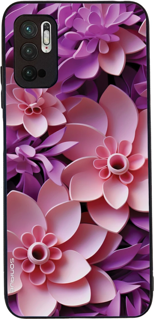 Θήκη Sonique 3D Flower Series για Xiaomi Redmi Note 10 5G / Poco M3 Pro 5G Ροζ