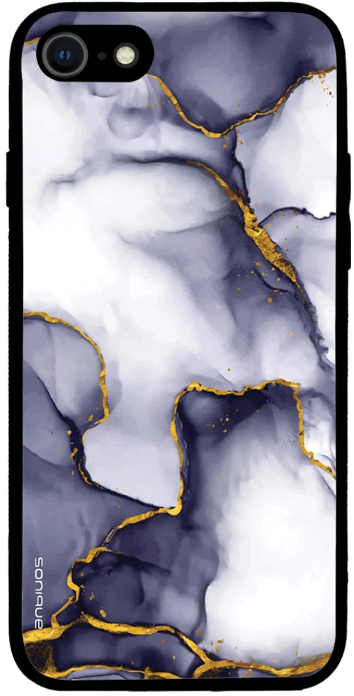 Θήκη Sonique Marble Series για Apple iPhone 7 / iPhone 8 / iPhone SE 2020 / iPhone SE 2022 Μωβ Γκρι