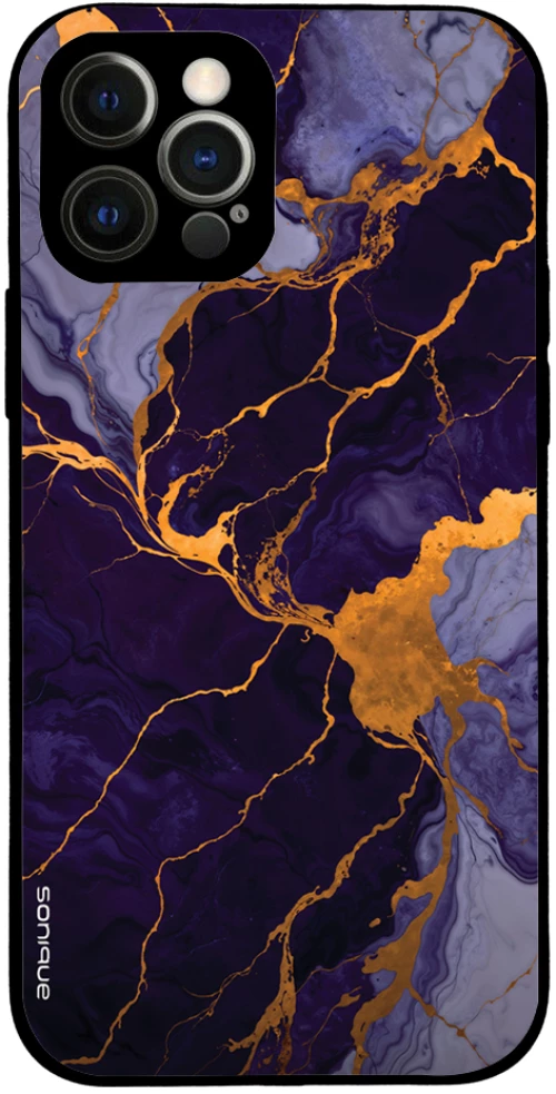 Θήκη Sonique Marble Series για Apple iPhone 12 Pro Μωβ