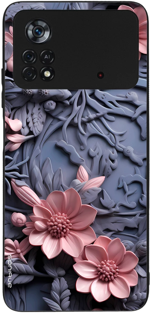 Θήκη Sonique 3D Flower Series για Xiaomi Poco X4 Pro 5G Ροζ 02