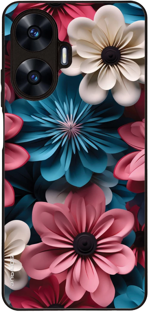 Θήκη Sonique 3D Flower Series για Realme C55 Ροζ 01