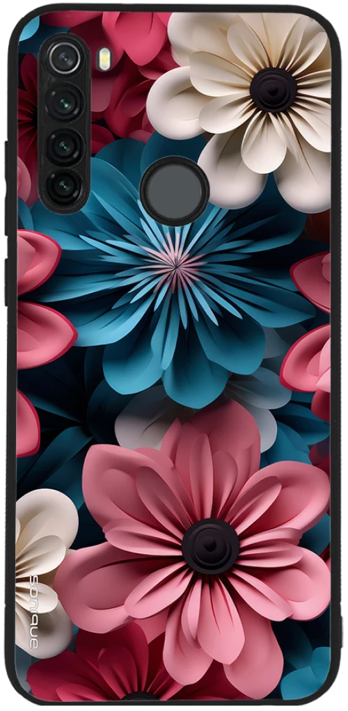Θήκη Sonique 3D Flower Series για Xiaomi Redmi Note 8T Ροζ 01