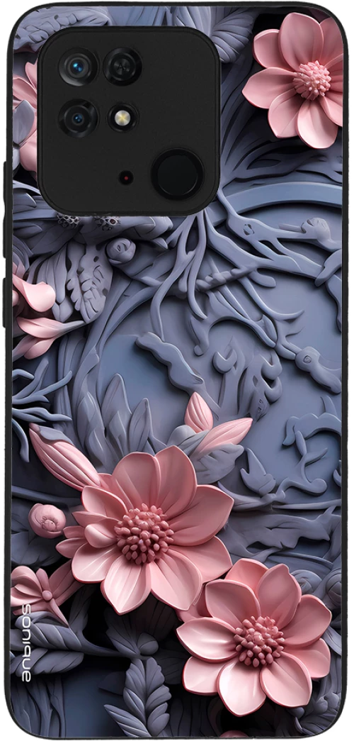Θήκη Sonique 3D Flower Series για Xiaomi Redmi 10C Ροζ 02