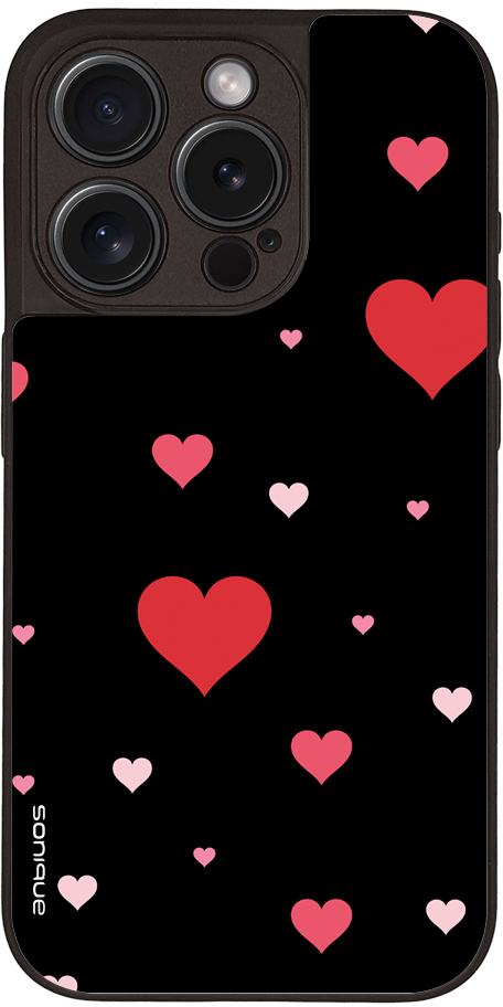 Θήκη Sonique Heart Series για Apple iPhone 15 Pro Μαύρο