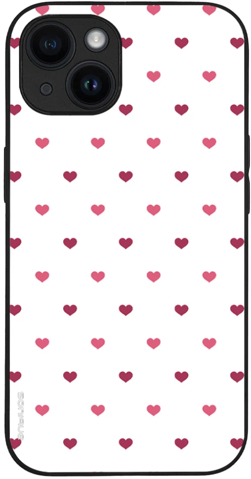 Θήκη Sonique Heart Series για Apple iPhone 14 Λευκό 01