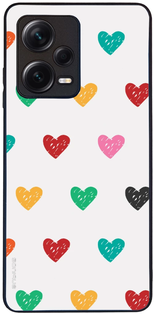 Θήκη Sonique Heart Series για Xiaomi Redmi Note 12 Pro Plus Λευκό 02