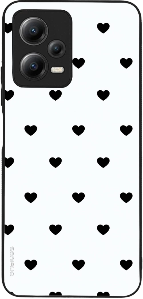 Θήκη Sonique Heart Series για Xiaomi Redmi Note 12 5G / Poco X5 5G Λευκό