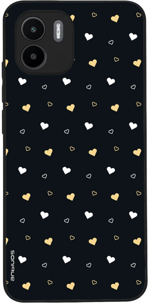 Θήκη Sonique Heart Series για Xiaomi Redmi A1 / Redmi A2 Μαύρο 01