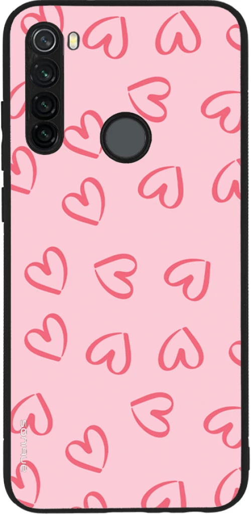 Θήκη Sonique Heart Series για Xiaomi Redmi Note 8T Ροζ