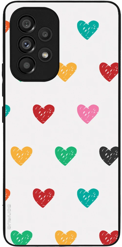 Θήκη Sonique Heart Series για Samsung Galaxy A53 5G Λευκό 02