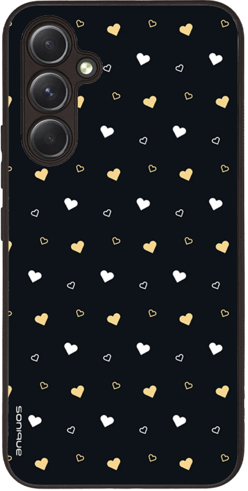 Θήκη Sonique Heart Series για Samsung Galaxy A54 5G Μαύρο 01
