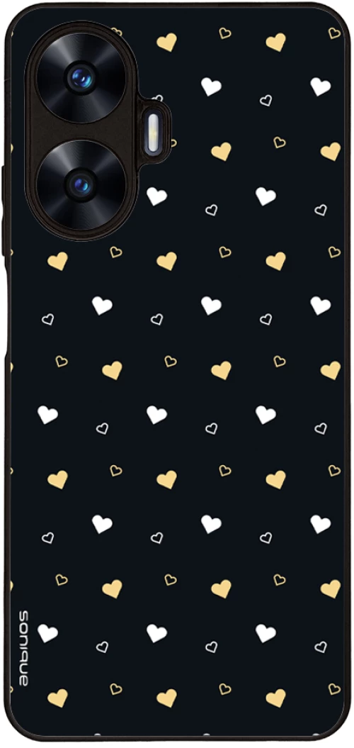 Θήκη Sonique Heart Series για Realme C55 Μαύρο 01