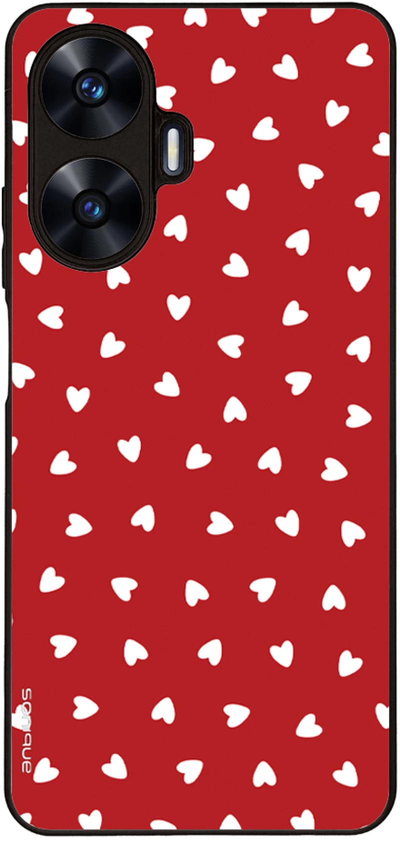 Θήκη Sonique Heart Series για Realme C55 Κόκκινο
