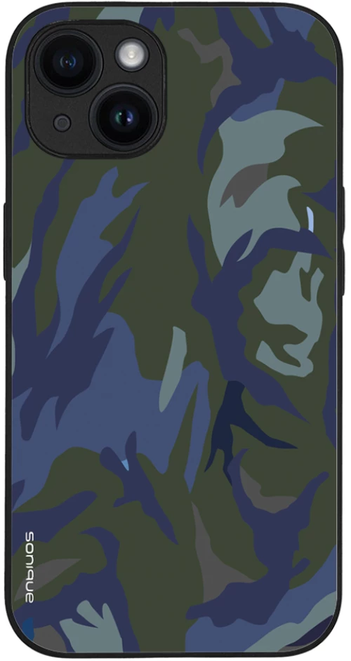 Θήκη Sonique Camouflage Army Series για Apple iPhone 14 Μπλε 01