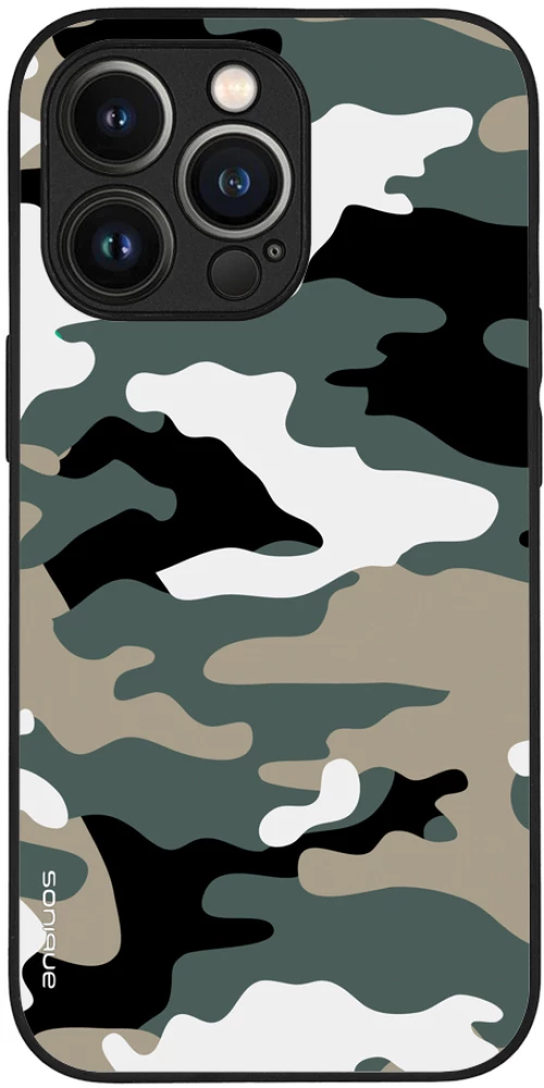 Θήκη Sonique Camouflage Army Series για Apple iPhone 13 Pro Χακί