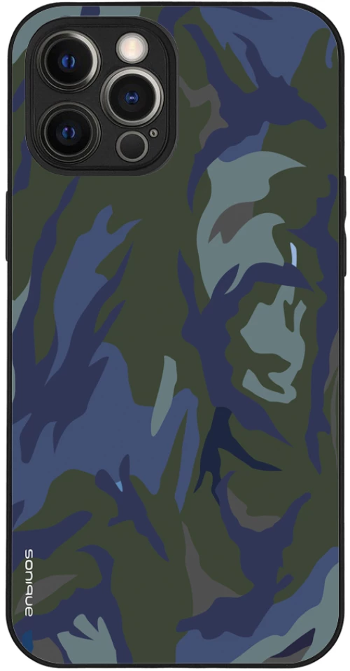 Θήκη Sonique Camouflage Army Series για Apple iPhone 12 Pro Max Μπλε 01