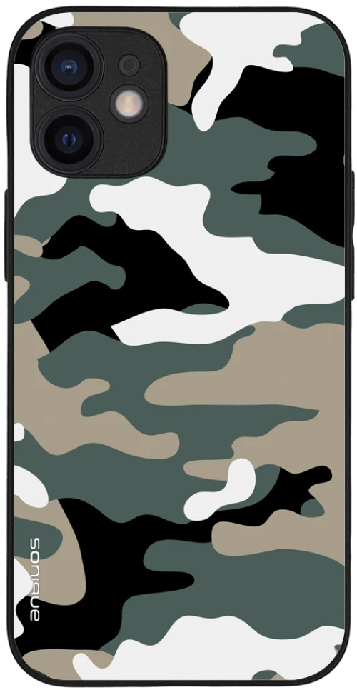 Θήκη Sonique Camouflage Army Series για Apple iPhone 12 mini Χακί