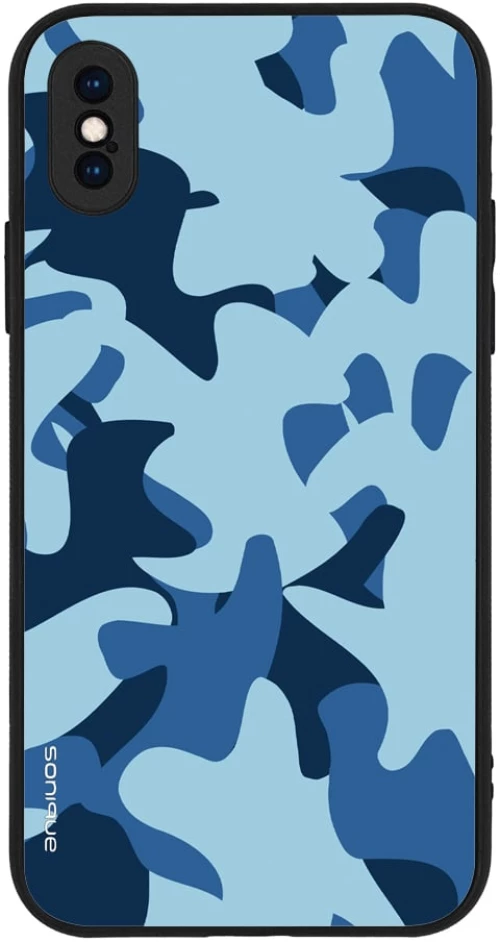 Θήκη Sonique Camouflage Army Series για Apple iPhone X / iPhone XS Μπλε