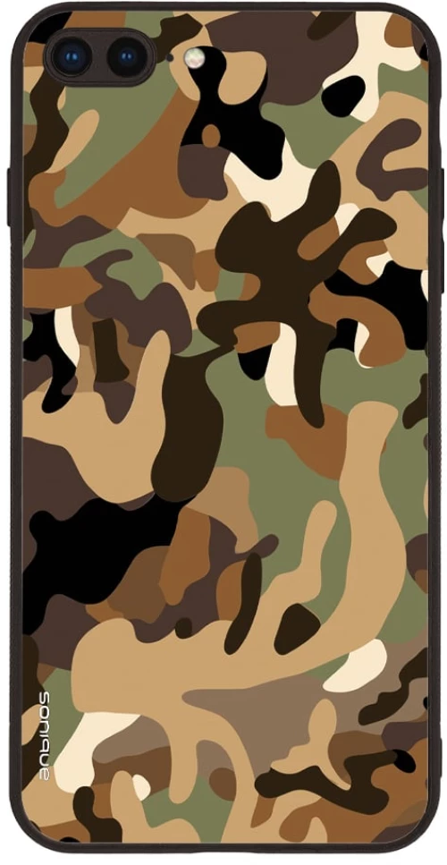 Θήκη Sonique Camouflage Army Series για Apple iPhone 7 Plus / iPhone 8 Plus Καφέ