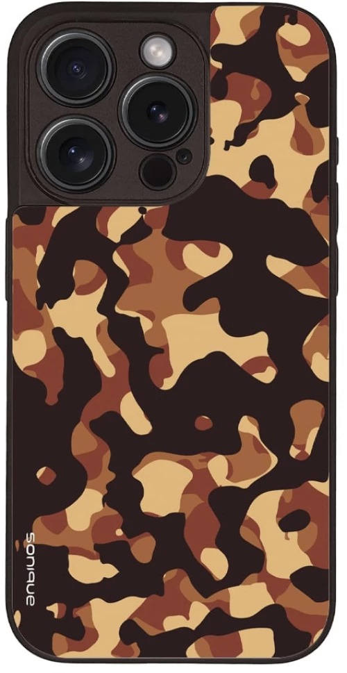 Θήκη Sonique Camouflage Army Series για Apple iPhone 15 Pro Καφέ 01