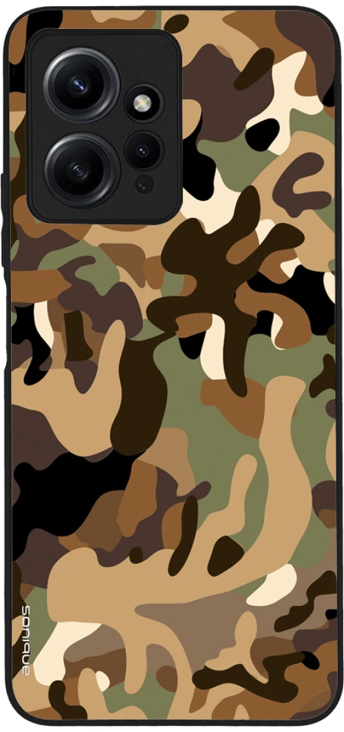 Θήκη Sonique Camouflage Army Series για Xiaomi Redmi Note 12 4G Καφέ