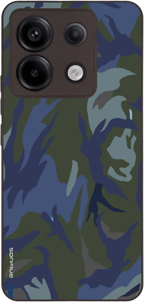 Θήκη Sonique Camouflage Army Series για Xiaomi Redmi Note 13 Pro 5G / Poco X6 5G Μπλε 01
