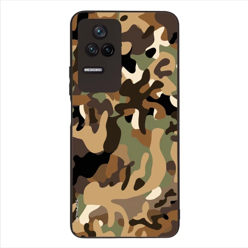Θήκη Sonique Camouflage Army Series για Xiaomi Poco F4 5G Καφέ