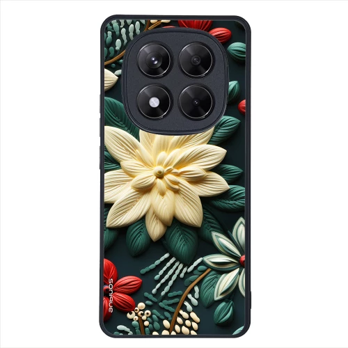 Θήκη Sonique 3D Flower Series για Xiaomi Redmi Note 14 Pro 5G / Poco X7 5G Πράσινο