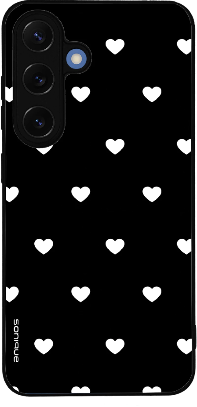 Θήκη Sonique Heart Series για Samsung Galaxy S25 Μαύρο 02