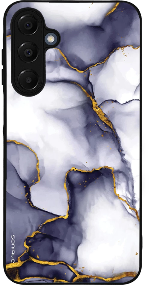 Θήκη Sonique Marble Series για Samsung Galaxy A16 4G / Galaxy A16 5G Μωβ Γκρι