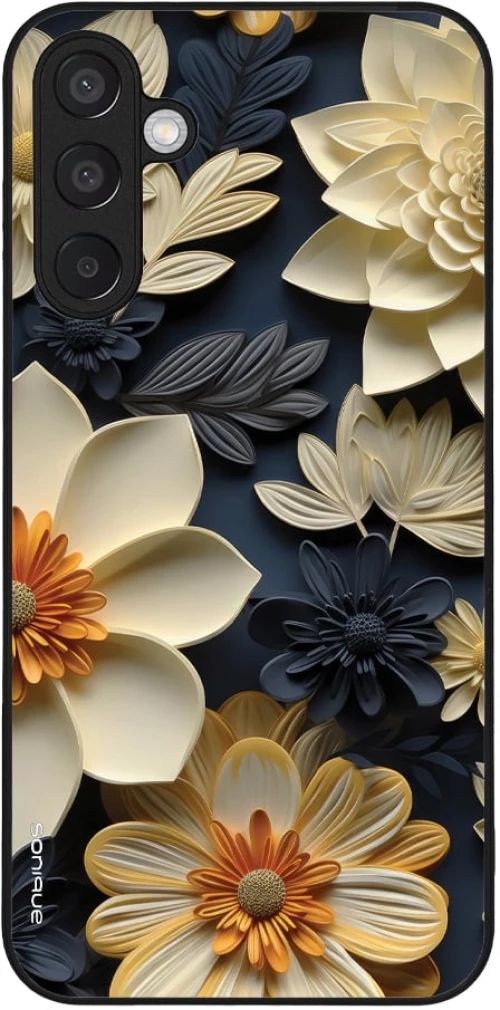 Θήκη Sonique 3D Flower Series για Samsung Galaxy M15 5G Εκρού