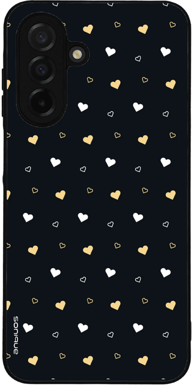 Θήκη Sonique Heart Series για Samsung Galaxy A26 5G Μαύρο 01