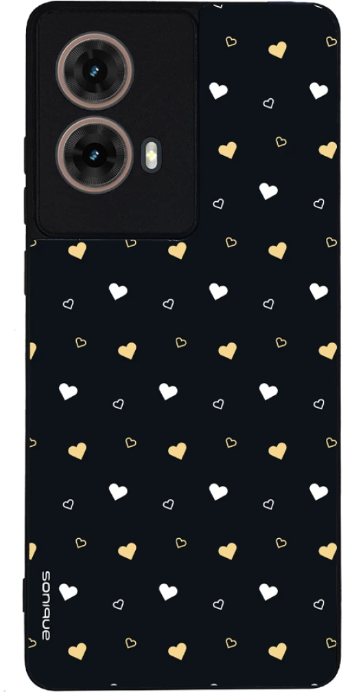 Θήκη Sonique Heart Series για Motorola Moto G85 5G Μαύρο 01