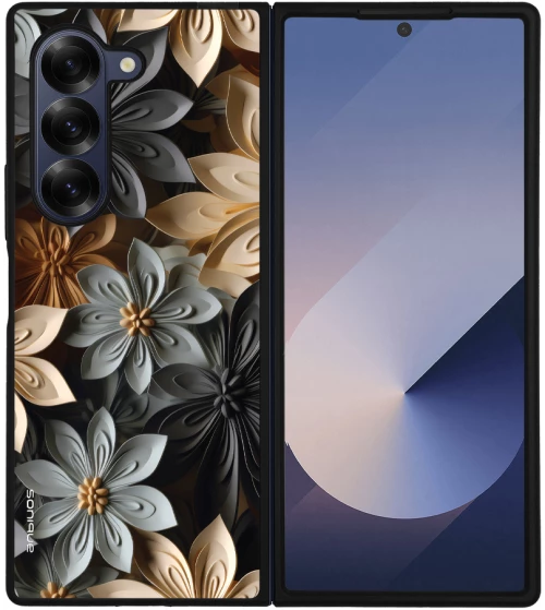 Θήκη Sonique 3D Flower Series για Samsung Galaxy Z Fold 6 Γκρι