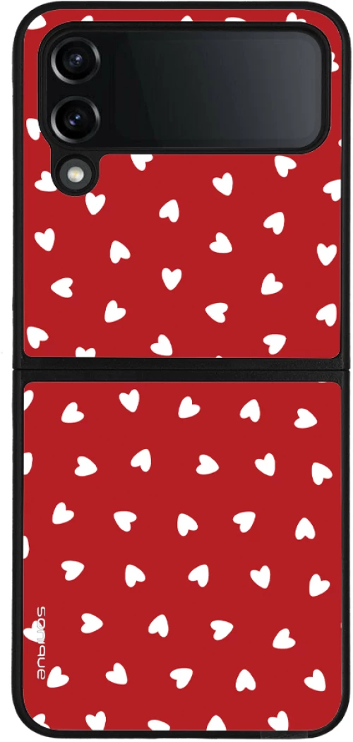 Θήκη Sonique Heart Series για Samsung Galaxy Z Flip 4 Κόκκινο