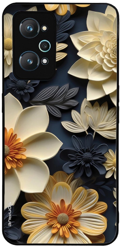 Θήκη Sonique 3D Flower Series για Realme GT Neo 2 5G / Realme GT 2 5G / Realme GT Neo 3T 5G Εκρού