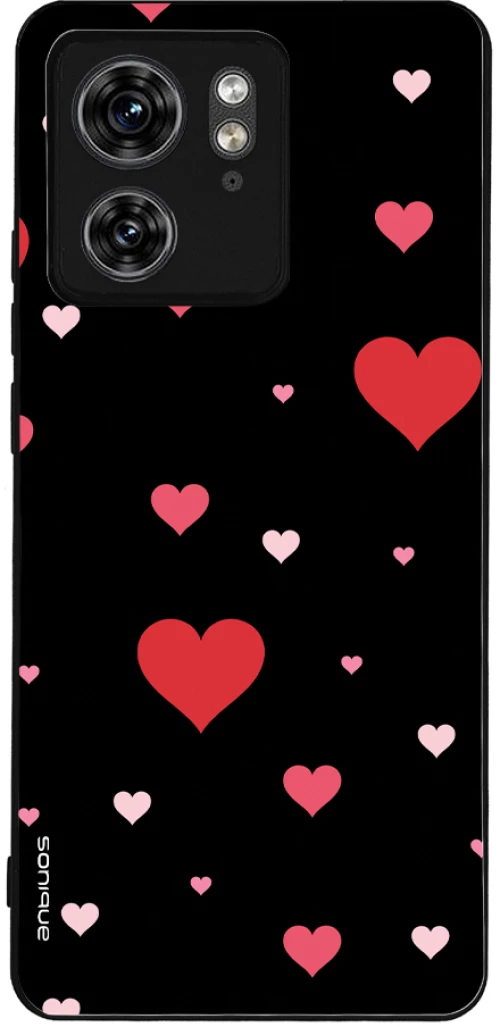 Θήκη Sonique Heart Series για Motorola Edge 40 5G Μαύρο