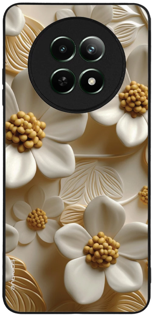 Θήκη Sonique 3D Flower Series για Realme 12 5G / Realme 12x Λευκό