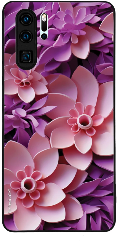 Θήκη Sonique 3D Flower Series για Huawei P30 Pro Ροζ
