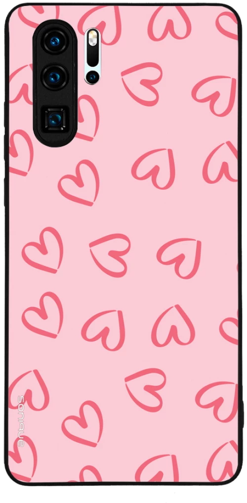 Θήκη Sonique Heart Series για Huawei P30 Pro Ροζ