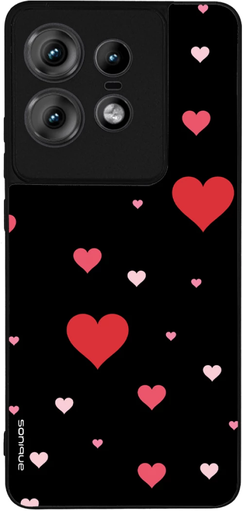 Θήκη Sonique Heart Series για Motorola Edge 50 Pro 5G Μαύρο