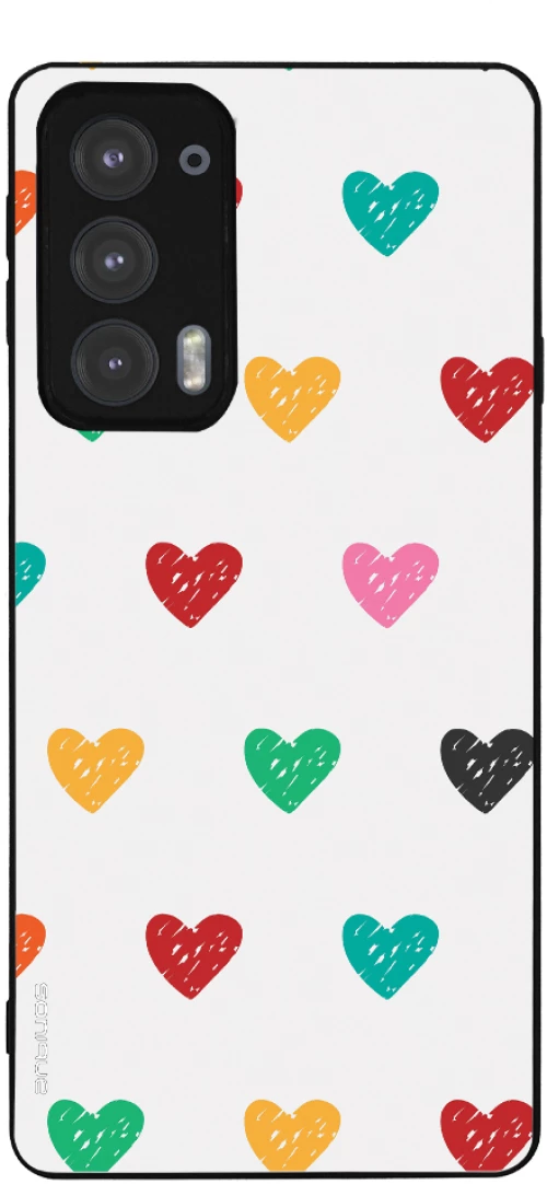 Θήκη Sonique Heart Series για Motorola Edge 20 5G Λευκό 02