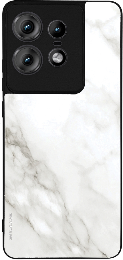 Θήκη Sonique Marble Series για Motorola Edge 50 Pro 5G Λευκό