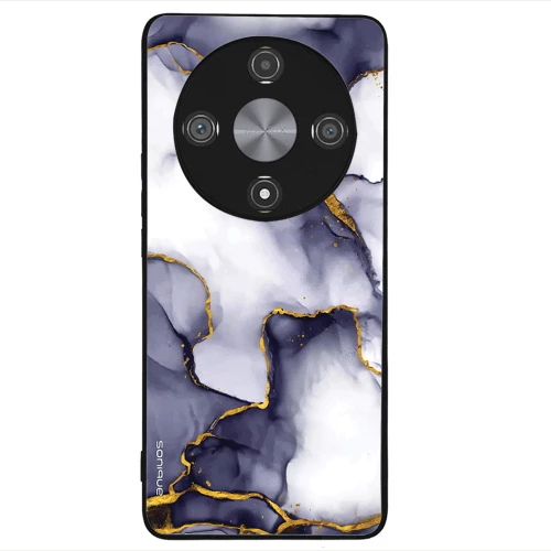 Θήκη Sonique Marble Series για Honor Magic6 Lite 5G Μωβ Γκρι
