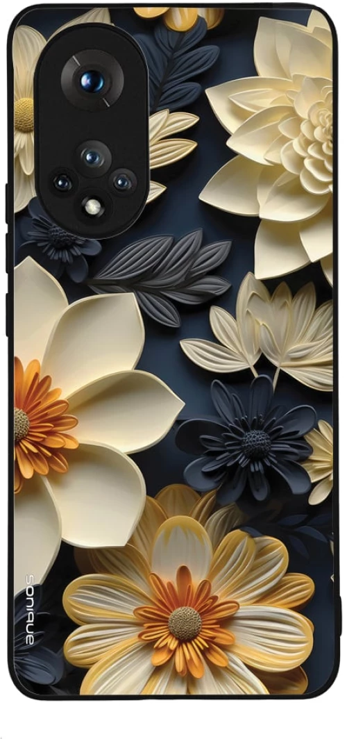 Θήκη Sonique 3D Flower Series για Honor 50 5G / Nova 9 Εκρού
