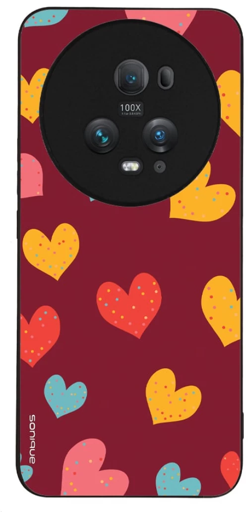 Θήκη Sonique Heart Series για Honor Magic5 Pro 5G Μπορντώ