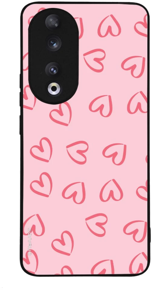 Θήκη Sonique Heart Series για Honor 90 5G Ροζ
