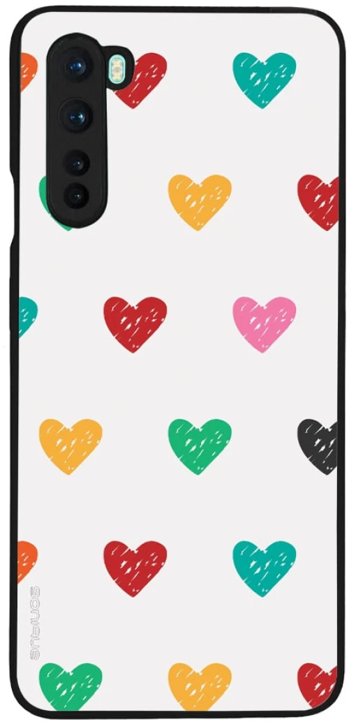 Θήκη Sonique Heart Series για OnePlus Nord Λευκό 02