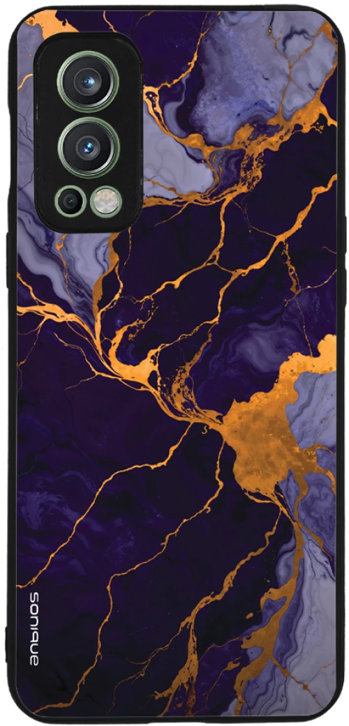 Θήκη Sonique Marble Series για OnePlus Nord 2 5G Μωβ