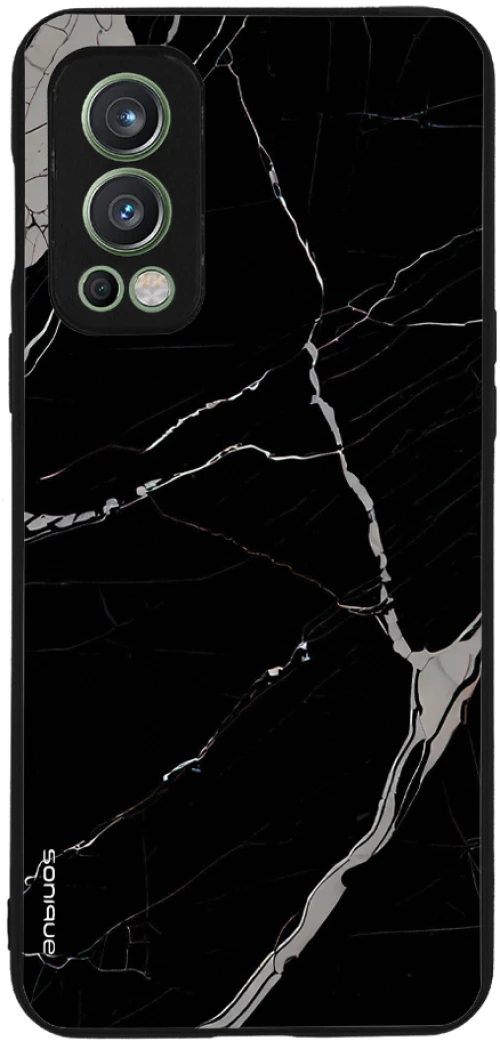 Θήκη Sonique Marble Series για OnePlus Nord 2 5G Μαύρο